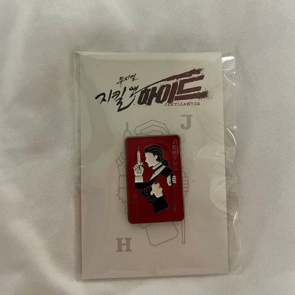 [BUNJANG] Musical Jekyll & Hyde Trump Card Badge (Sealed) / 미개봉) 뮤지컬 지킬앤하이드 뱃지 판매
