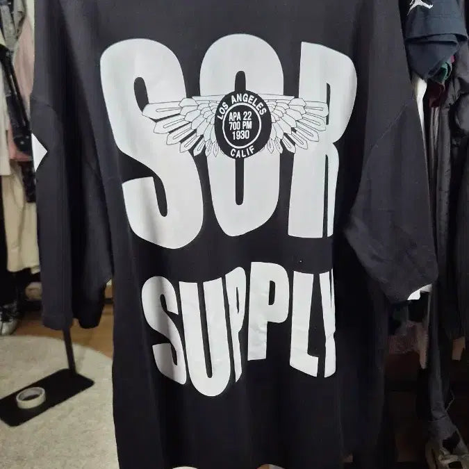 [BUNJANG] Tomboy Oversized Black Short-Sleeve T-Shirt / 톰보이 오버핏 블랙 반팔티