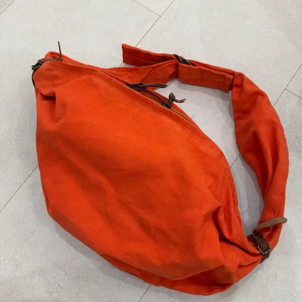 [BUNJANG] Capital No.6 Canvas Snuffkin Bag Orange / 캐피탈 No.6 캔버스 스너프킨 백 오렌지