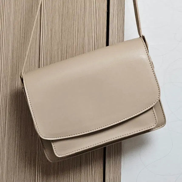 [BUNJANG] Crossbody Bag (Ivory/Brown) / 크로스백 아이보리/브라운