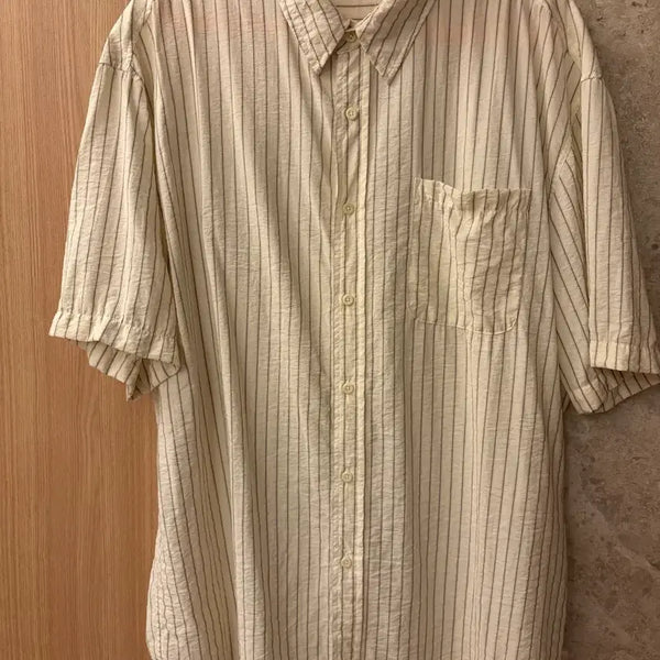 [BUNJANG] Fabregas Striped Short Sleeve Shirt / (4) 파브레가 반팔 셔츠