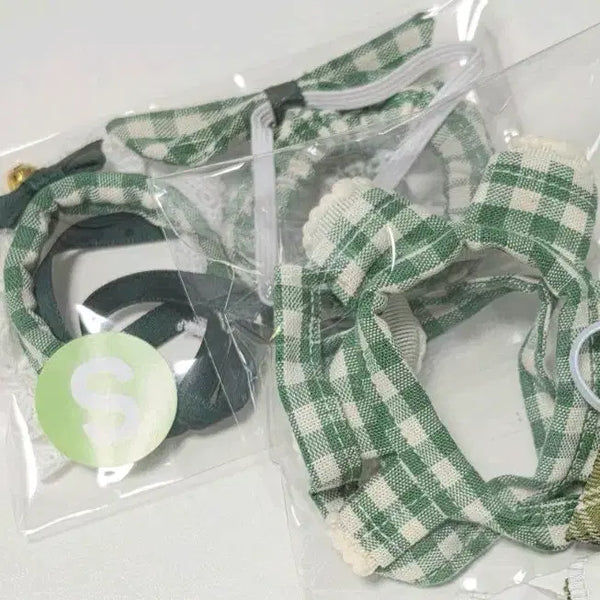 [BUNJANG] 10cm Yamaguri Check Series S Green Doll Clothes / 10cm 야매김구리 체크시리즈s 그린 인형옷 국내옷장 판매
