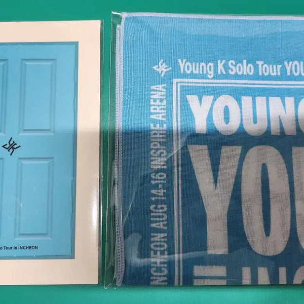 [BUNJANG] Young K Youngest Made Gift Handkerchief & Film Postcard Set / 영케이 솔콘 영기스트 마데 기프트