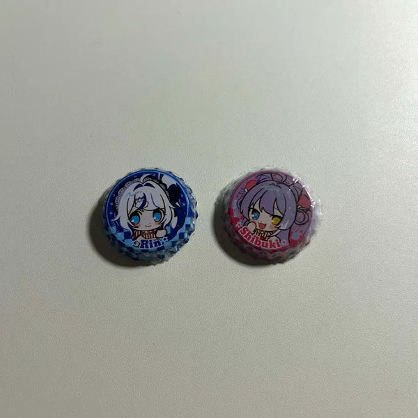 [BUNJANG] Stellive Pop-up Can Tab Badge Rin Shibuya (Outer Cover Intact) / 스텔라이브 팝업 캔뚜껑 뱃지 린 시부키 (겉 커버 미제거)