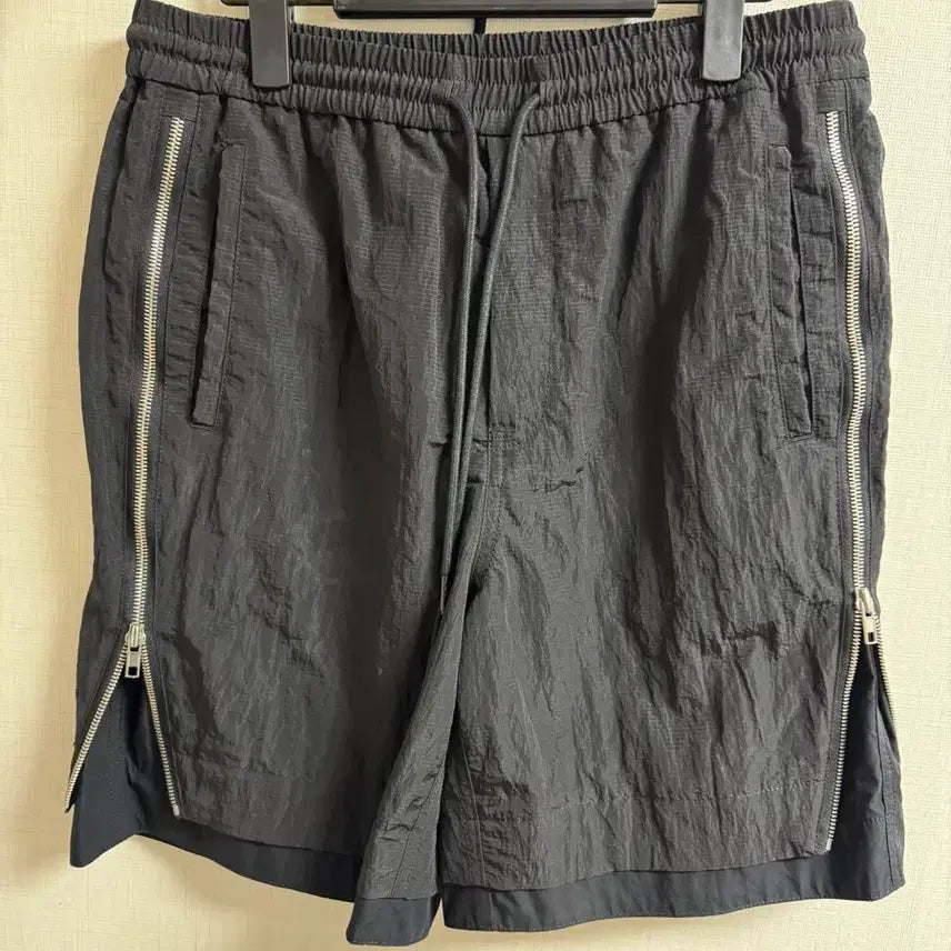 [BUNJANG] JUUN.J Wool Cotton Side Zip Shorts Black / 준지-새상품44)울 코튼 사이드 지퍼 쇼츠 블랙