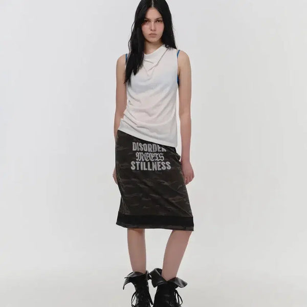 [BUNJANG] Sun-burn Project Pintuck Halterneck Sleeveless Top White / 썬번프로젝트 핀턱 홀터넥 슬리브리스 탑 화이트