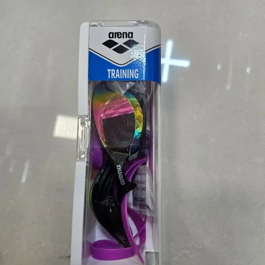[BUNJANG] Arena Training Goggles (Rainbow/Purple) / 아레나 트레이닝 수경 (레인보우/퍼플)