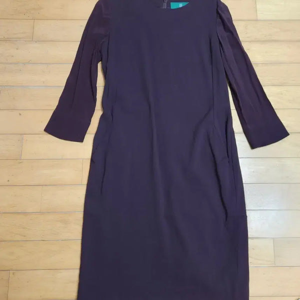 [BUNJANG] KUHO Midi Dress with Buttoned Sleeve Detail / 구호 원피스