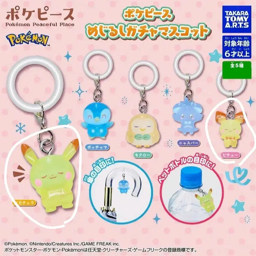 [BUNJANG] Pokemon Mezushi Keychain Gacha / 포켓몬 메지루시 키링 가챠