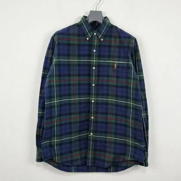 [BUNJANG] Polo Ralph Lauren Classic Fit Checkered Shirt - Size M / 폴로 랄프로렌 클래식핏 체크 셔츠 M