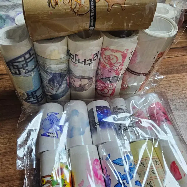 [BUNJANG] Bundle Set Large and Medium Washi Tapes / 디테말이 대폭디테 일괄