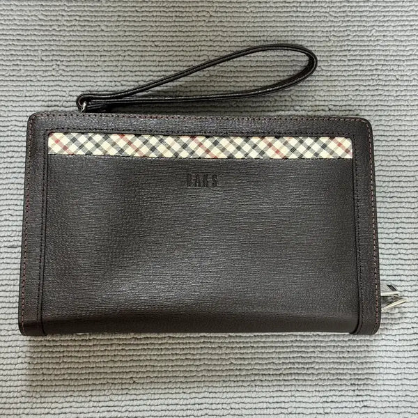 [BUNJANG] Daks Leather Clutch Bag (New) / 닥스 가죽 클러치백 (새상품)