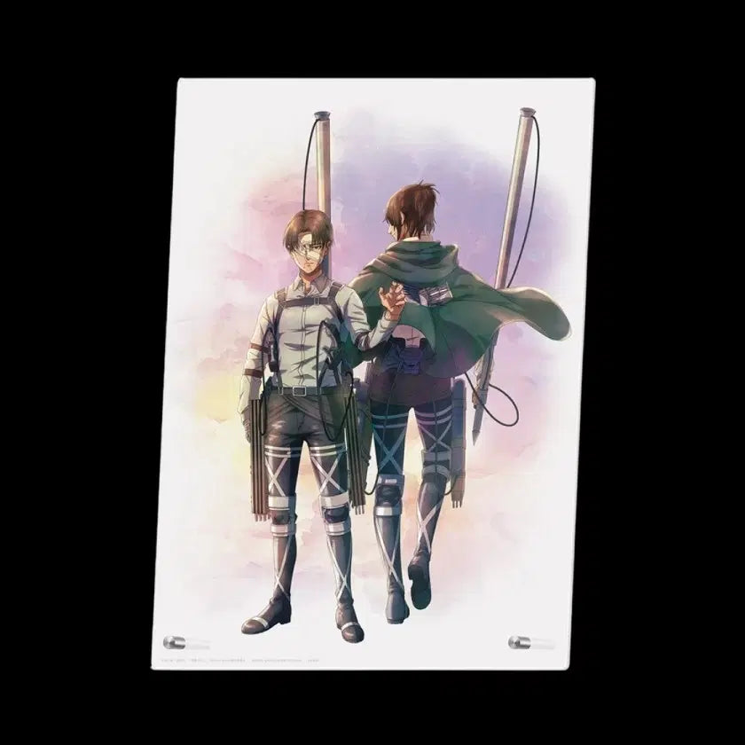 [BUNJANG] Attack on Titan Ichiban Kuji E Prize Levi Ackerman & Hange Zoë Acrylic Board / 진격의거인 제일복권 쿠지 E상 땅울림 리바이 한지 아크릴보드