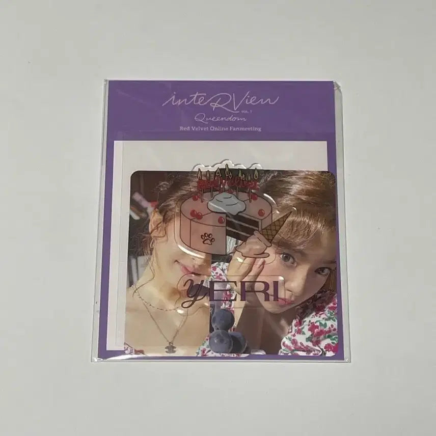 [BUNJANG] Red Velvet Yeri 7th Anniversary Online Fanmeeting Epoxy Sticker Photocard Set (Sealed) / 레드벨벳 예리 7주년 온라인 팬미팅 에폭시 스티커 포카 세트 미개봉