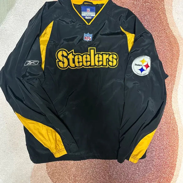 [BUNJANG] Reebok NFL Pittsburgh Steelers Warm-Up Pullover / 리복 NFL 피츠버그 스틸러스 웜업 풀오버