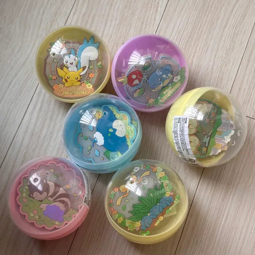 [BUNJANG] Pokemon Secret Forest Rubber Magnet Set (6 Types) Bundle / 포켓몬 팝업 시크릿 포레스트 러버 마그넷 6종 세트 일괄