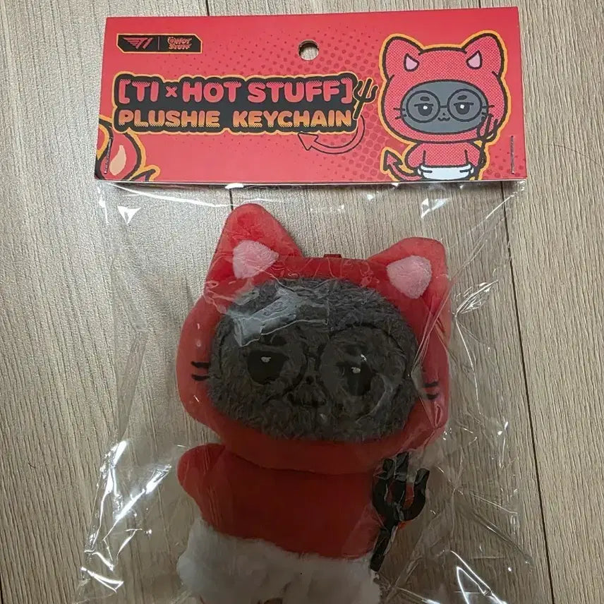 [BUNJANG] T1 Faker Hotstuff Plush Keyring / 새상품) T1 핫스터프 플러시 페이커 키링