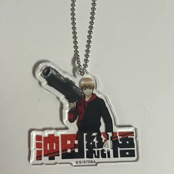 [BUNJANG] Gintama Okita Sougo Snowball Fight Acrylic Keychain / 은혼 오키타 소고 눈싸움 아크릴 키링
