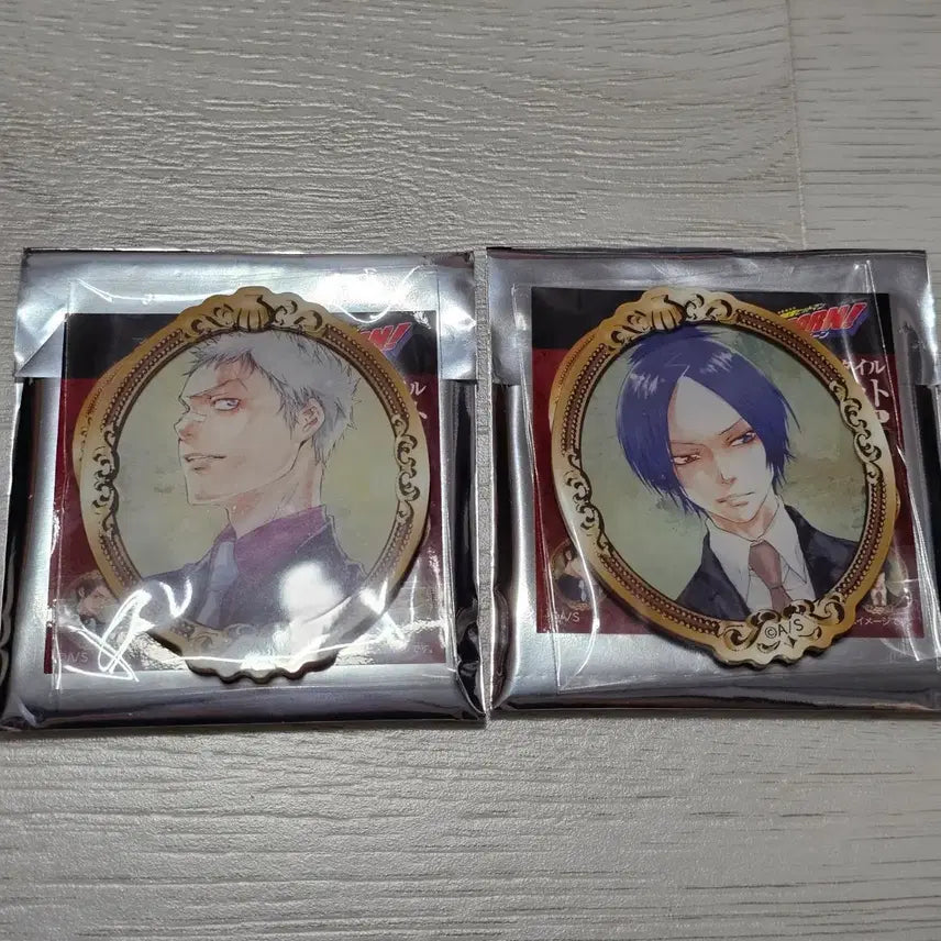 [BUNJANG] Katekyo Hitman Reborn! Original Art Acrylic Magnet & Silver Foil Clear Card Bundle / 가히리 원화 아크릴 마그넷 은박 클리어 카드