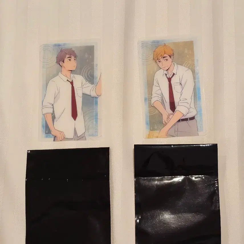 [BUNJANG] Haikyuu!! Miya Osamu & Atsumu Clear Photocard Set / (새상품) 하이큐 미야 오사무, 미야 아츠무 투명 포카