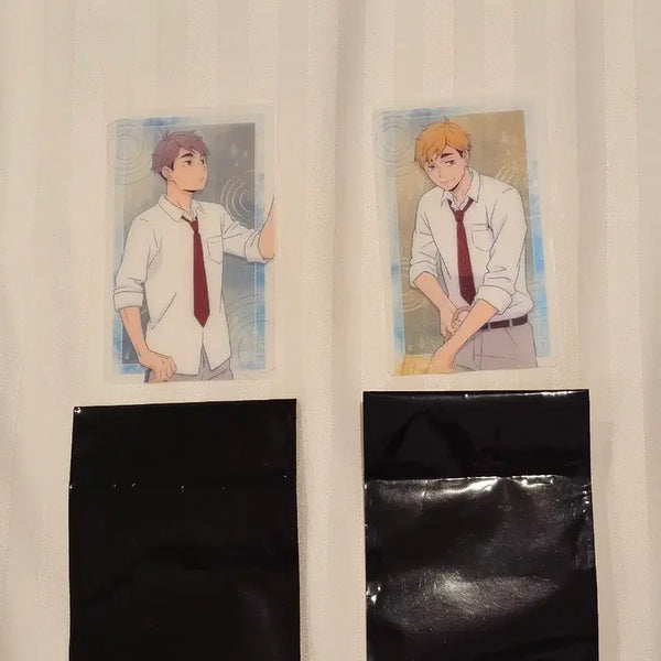 [BUNJANG] Haikyuu!! Miya Osamu & Atsumu Clear Photocard Set / (새상품) 하이큐 미야 오사무, 미야 아츠무 투명 포카