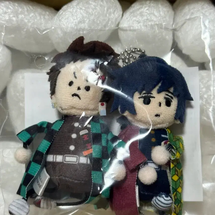 [BUNJANG] Demon Slayer: Mugen Train Blu-ray POB Tanjiro & Giyu Tetechi Mascot Set / 귀멸의칼날 무한성 블루레이 특전 탄지로 기유 테치테치 마스코트
