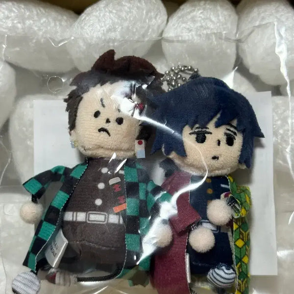 [BUNJANG] Demon Slayer: Mugen Train Blu-ray POB Tanjiro & Giyu Tetechi Mascot Set / 귀멸의칼날 무한성 블루레이 특전 탄지로 기유 테치테치 마스코트