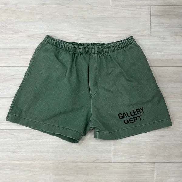 [BUNJANG] Gallery Dept Logo Zuma Shorts Olive (M) / 갤러리 디파트먼트 로고 주마 쇼츠 올리브 (M)