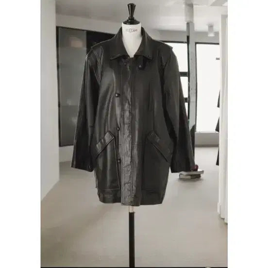 [BUNJANG] Lanvin Vintage Lambskin Leather Jacket / 랑방 빈티지 레더 자켓 105