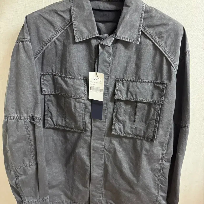 [BUNJANG] JUUN.J Gray Garment Dyed Pocket Jacket / 준지-새상품44)그레이 가먼트다잉 포켓 자켓