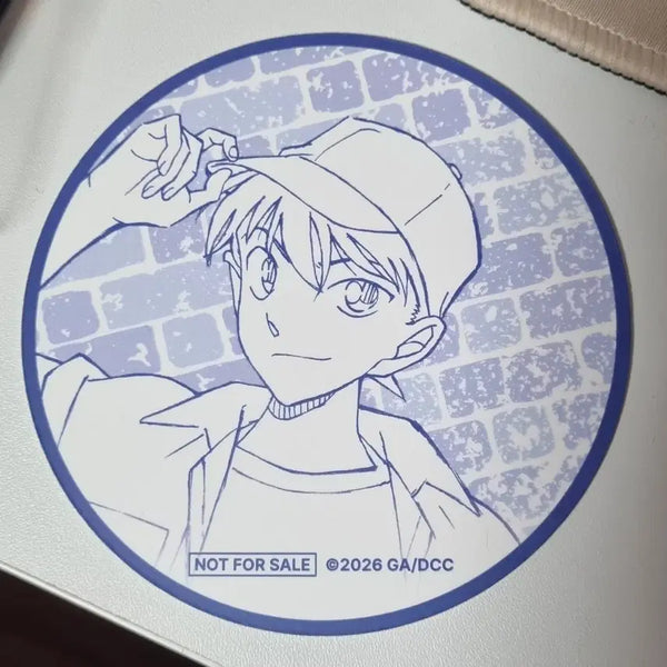 [BUNJANG] Detective Conan Kudo Shinichi Nam Do-il Coaster Goods / 명탐정 코난 팬베이스 특전 코스터 쿠도 신이치 남도일 코스터 굿즈