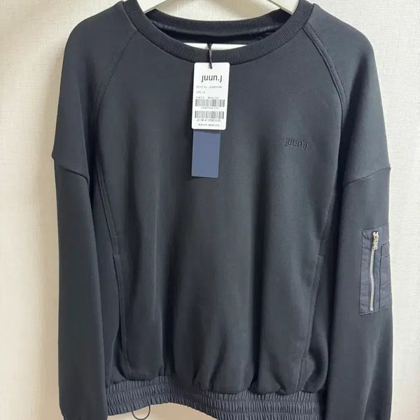 [BUNJANG] Juun.J Cotton Woven Patch Pullover Sweatshirt (S) / 준지-새상품S)코튼 우븐 패치 풀오버 스웨트셔츠
