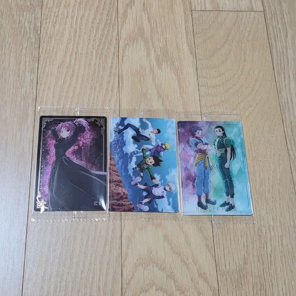[BUNJANG] Hunter x Hunter Illumi Zoldyck Wafer Card Set (3 Types) / (3종 일괄/새상품) 헌터헌터 이타자가 이타쟈가 웨하스 카드