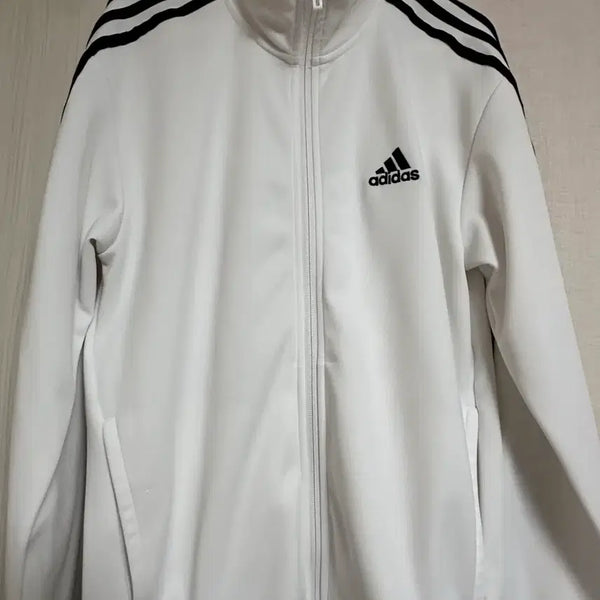 [BUNJANG] Adidas Track Top Jersey White S / 아디다스 트랙탑 져지 화이트 S