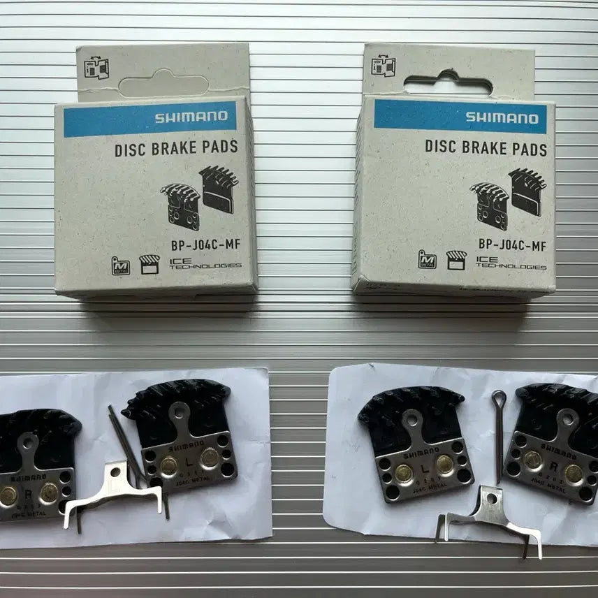 [BUNJANG] Shimano BP-J04C ICE TECHNOLOGIES Disc Brake Pads - 2 Sets / 시마노 디스크 브레이크 패드 BP-J04C 2세트