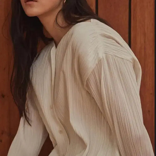 [BUNJANG] Urbannic Pleats Blouse / 얼바닉 플리츠 블라우스(구상)