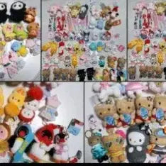 [BUNJANG] 81 Piece Plush Keychain Bundle Set / 인형키링 81개 일괄 판매