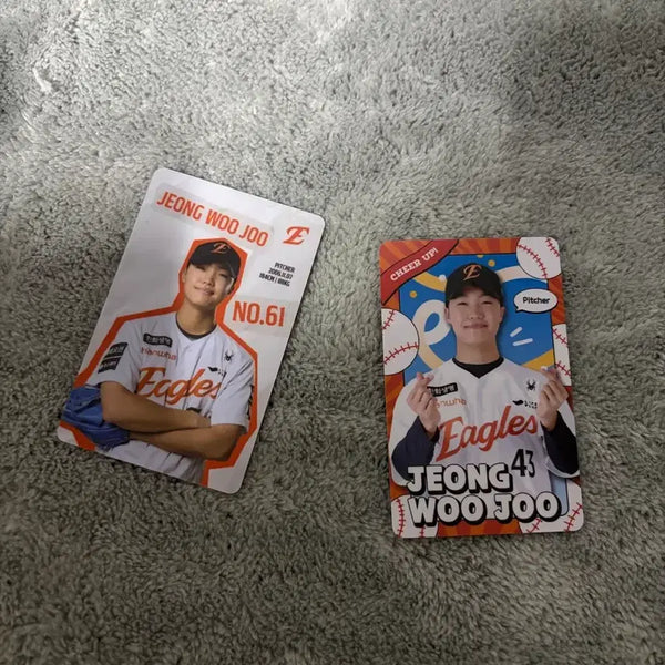 [BUNJANG] Hanwha Eagles Jung Woo-ju Bundle Set Photocard / 한화이글스 정우주 포카 일괄 판매