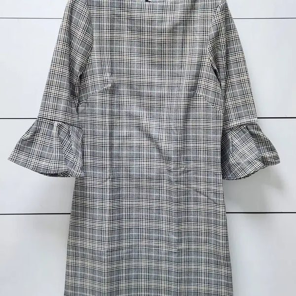 [BUNJANG] H&M Checked Midi Dress / H&M 체크 미디 원피스