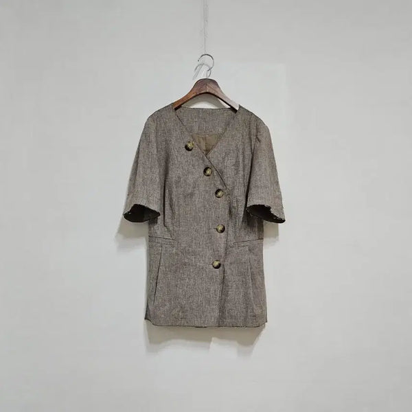 [BUNJANG] Linen Blend Jacket / 린넨 고급자켓