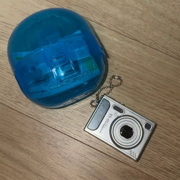 [BUNJANG] Toys Spirit Digital Camera Photo Frame Keychain - Silver / 토이즈스피릿 디지털 카메라 디카 가챠 실버 포토 프레임 키링