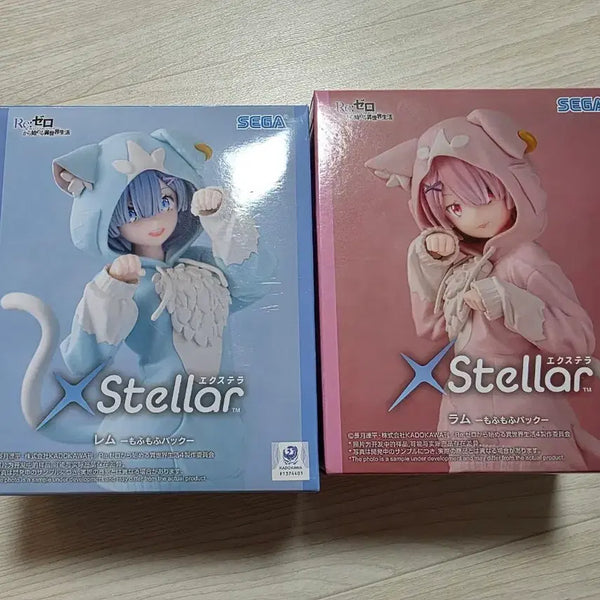 [BUNJANG] Re:Zero Ram & Rem EX Stella Set (Sealed) / (미개봉) 세트 렘, 람 엑스스텔라