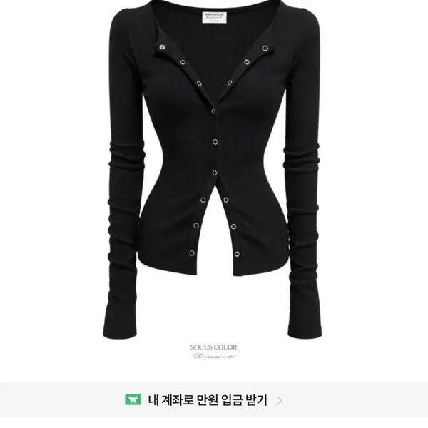 [BUNJANG] Souls Color Vivien Snap Button Top / (새상품) 에이블리 소울즈컬러 vivien snap button top