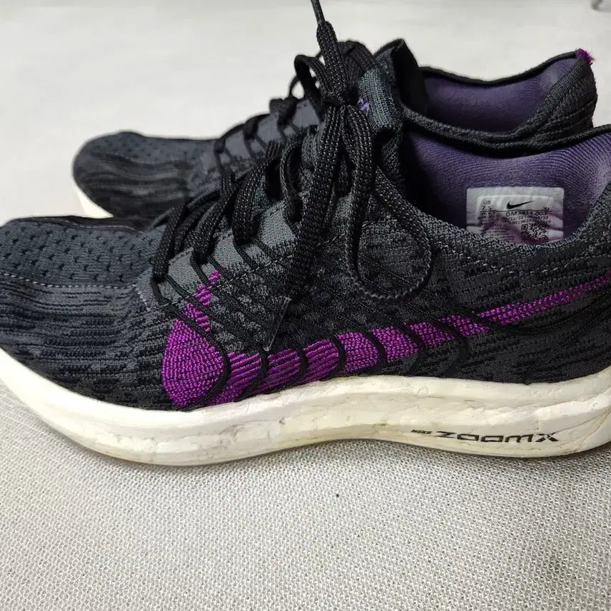 [BUNJANG] Nike ZoomX Running Shoes Grey/Purple Size 255 / 나이키 줌엑스 러닝화 그레이/퍼플 255