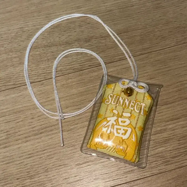 [BUNJANG] Sunnect Lucky Draw Charm Keychain / 써넥트 sunnect 부적 오마모리 키링 사은품