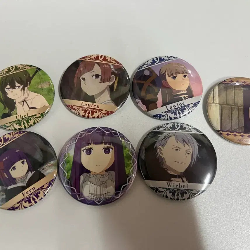 [BUNJANG] Frieren: Beyond Journey's End Badge Set (7 Pieces) / 장송의 프리렌 뱃지 7개 일괄판매