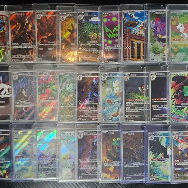 [BUNJANG] Pokemon Cards AR Set - Japanese & Korean Versions / 포켓몬카드 Ar 60장. 일판33개 + 한판27개