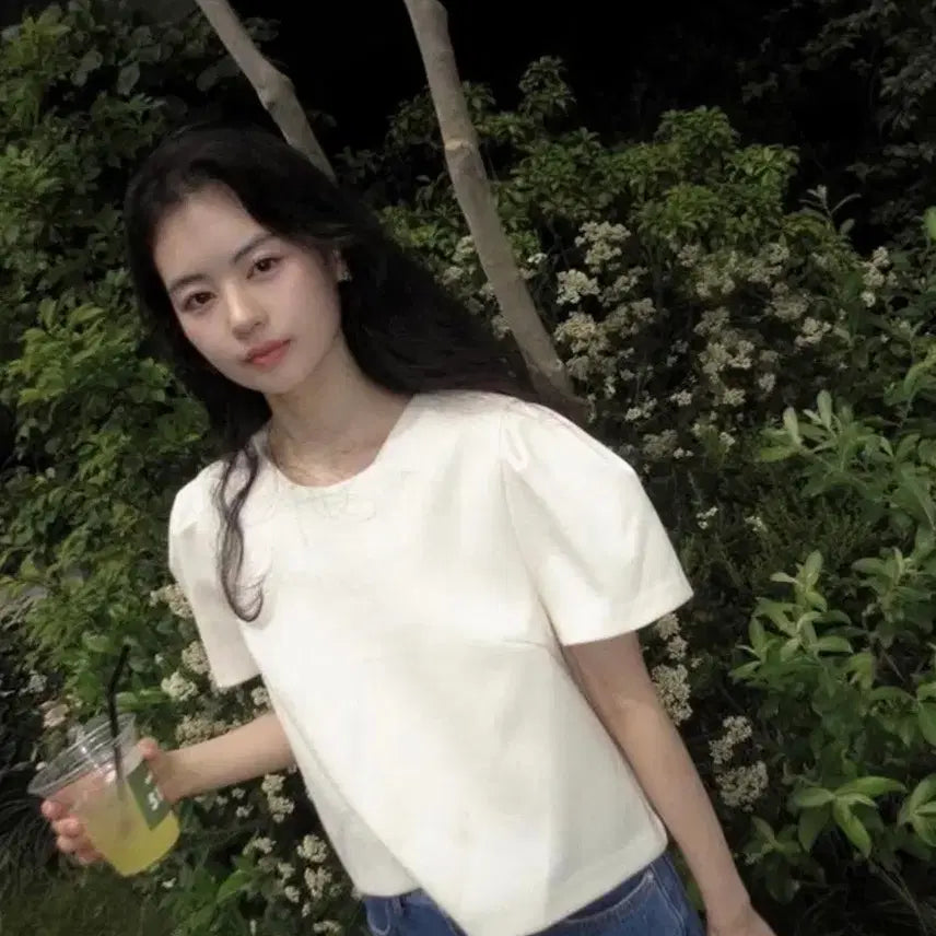 [BUNJANG] Archive J2U Ette Blouse Silver Grey / 아카이브제이투유 에떼 블라우스 택채새상품