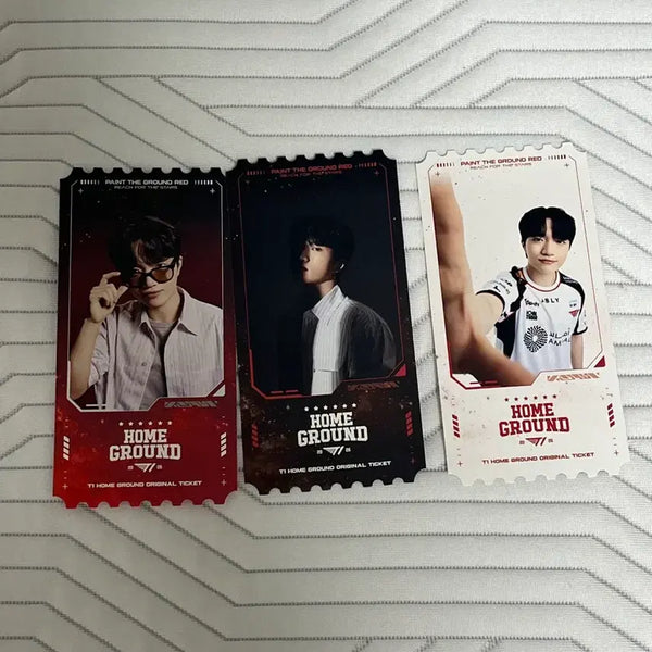 [BUNJANG] T1 Homeground Original Ticket Photocard Bundle Set (Keria) / 티원 홈그라운드 오리지널 티켓 포카 3일 일괄(케리아)