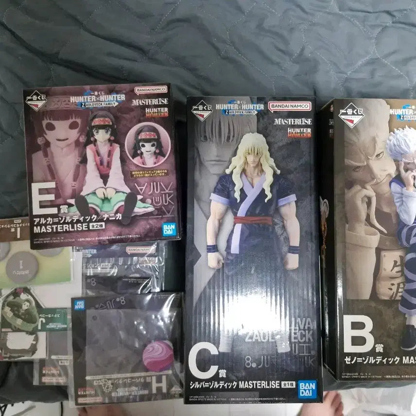 [BUNJANG] Hunter x Hunter Zeno, JoShuKa, Killua, Nanika Figure Bundle Set / 헌터X헌터 피규어 제노/조슈카/키르아/나니카 일괄